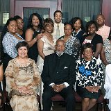 Descendants of Rufus Vann, a soldier who served in the 1st Kansas Colored Infantry.