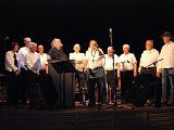 Junkyard Jazz accept their induction and the Directors Award