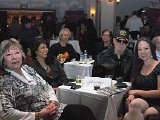 Kerry Livgren (do I really need to tell you which one is Kerry?), with family and friends, including his wife Vicci (left), Gina Bowes (next to Vicci), and daughter Katie (right).