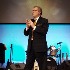 Dr. Kip Laxson of Asbury United Methodist Church in Birmingham was the special guest speaker. His theme for this evening's message was "Why are we here, and what is our purpose." The text for the message was Ephesians‬ 4.